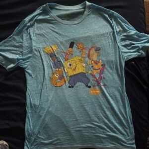 Light Blue nickelodeon Graphic Tee